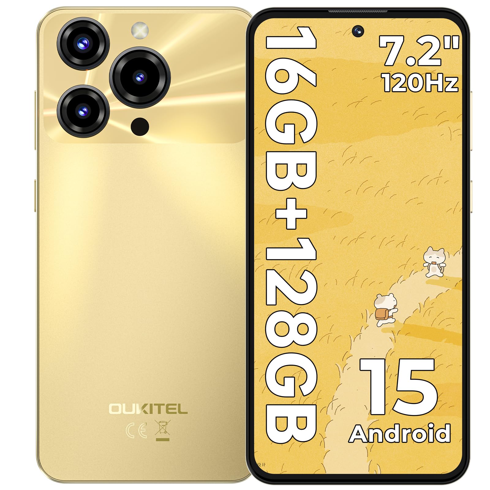 Amazon | OUKITEL C69 スマホ SIMフリー Android スマートフォン 7.2